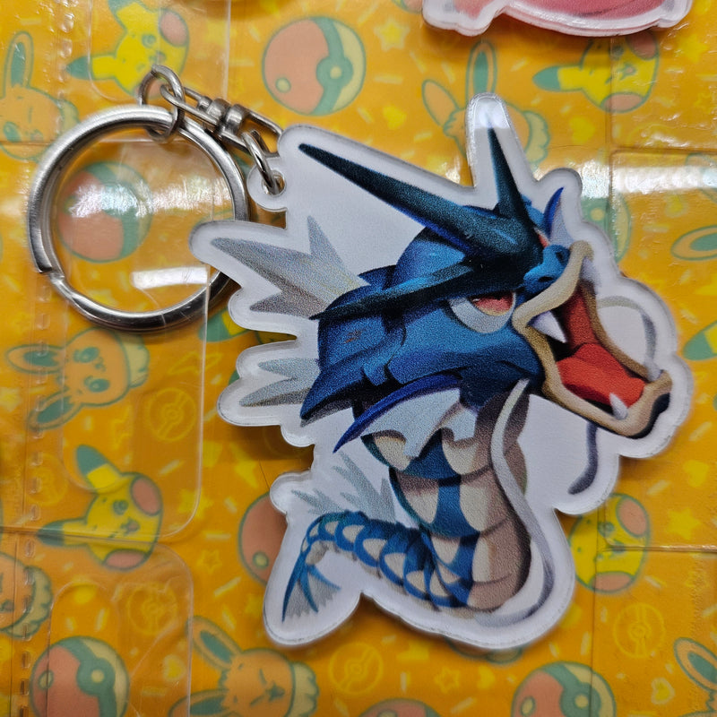 Gyarados Pokemon Keychain