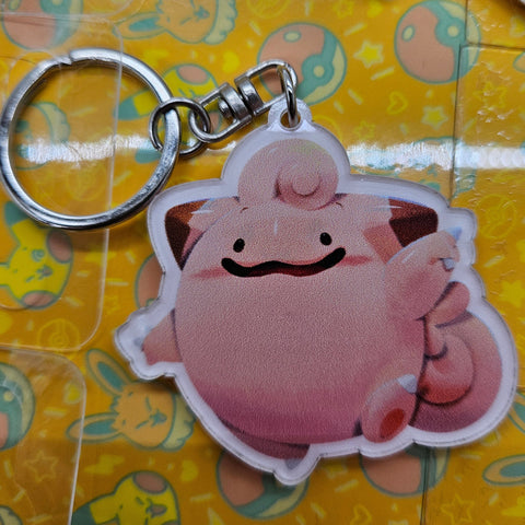 Clefairy (Ditto) Pokemon Keychain