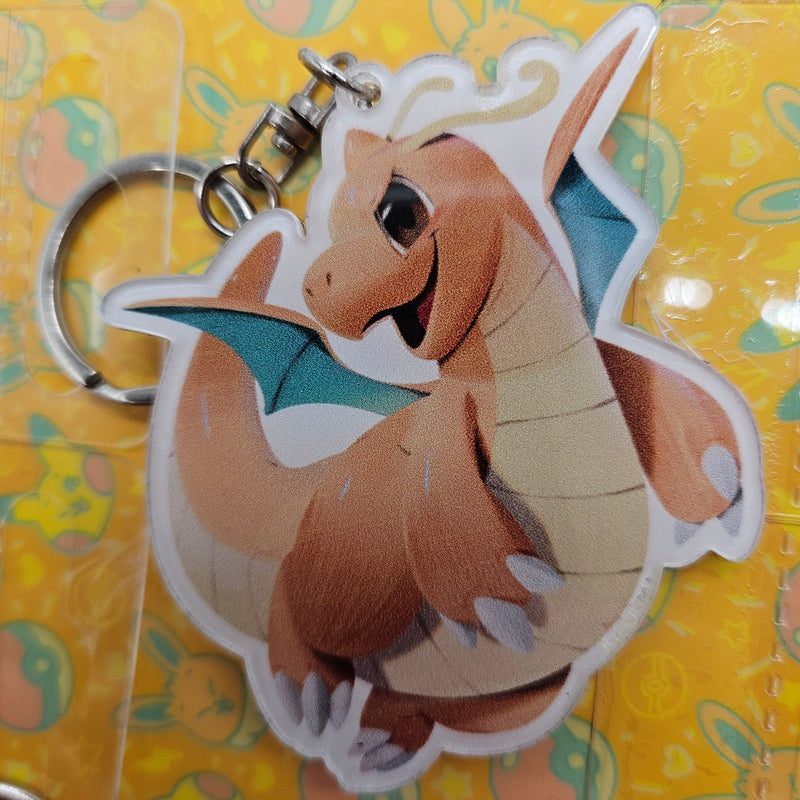 Dragonite Pokemon Keychain