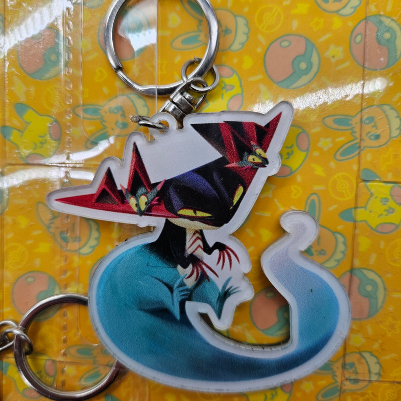 Dragapult Pokemon Keychain