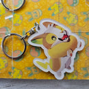 Yamper Pokemon Keychain