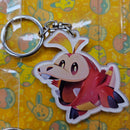Fuecoco Pokemon Keychain