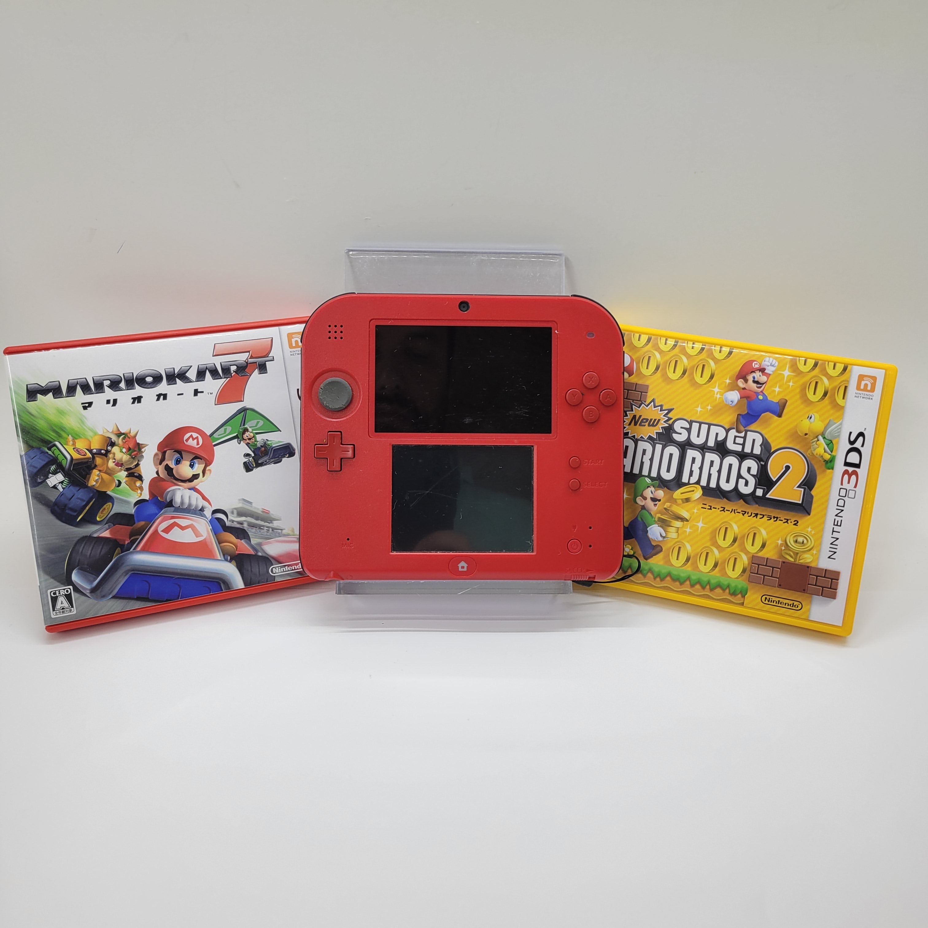 “New” Nintendo 3DS XL Bundle!! popular - Red *FREE SHIPPING*