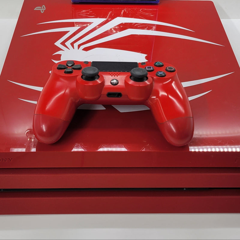 Sony PS4 Pro Spider-Man Edition 1TB Console TESTED {Ready to play (RTP)}