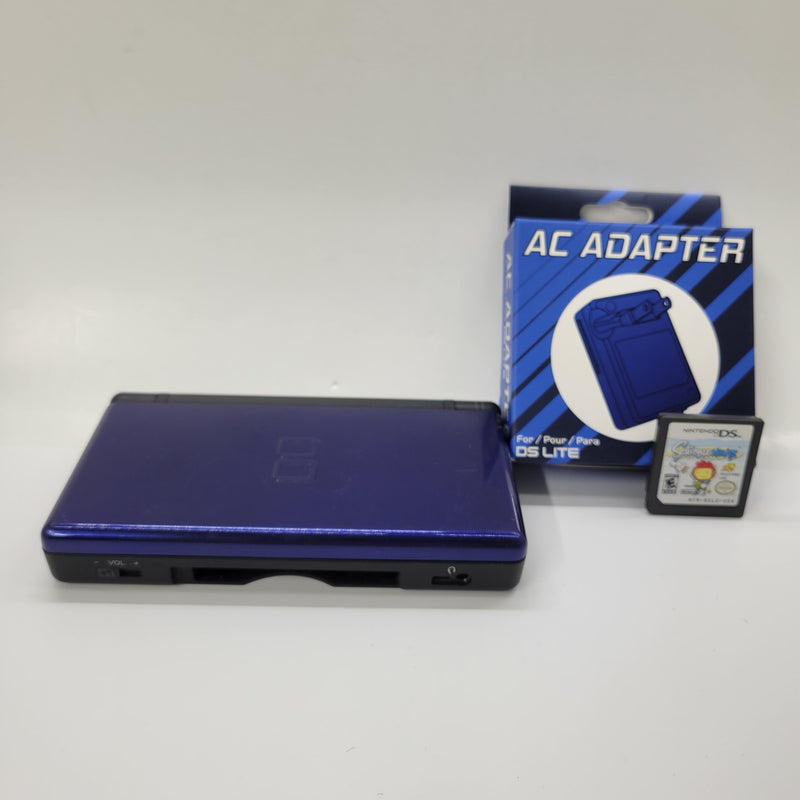 Nintendo DSI (Blue & Black) - Scribble Nauts DS Game - Console Bundle {RTP - Ready To Play}