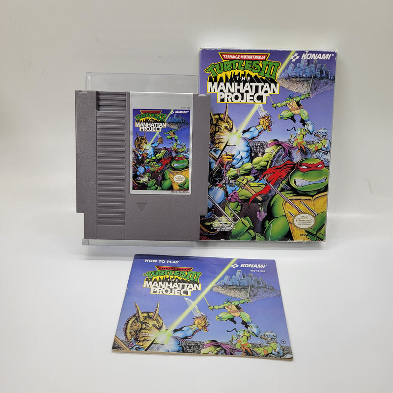 Teenage Mutant Ninja Turtles III The Manhattan Project - NES