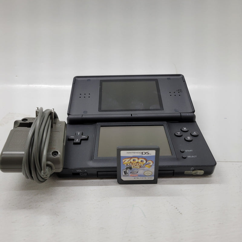 Nintendo DS Lite Zoo Tycoon Console Bundle - Black (Ready To Play)