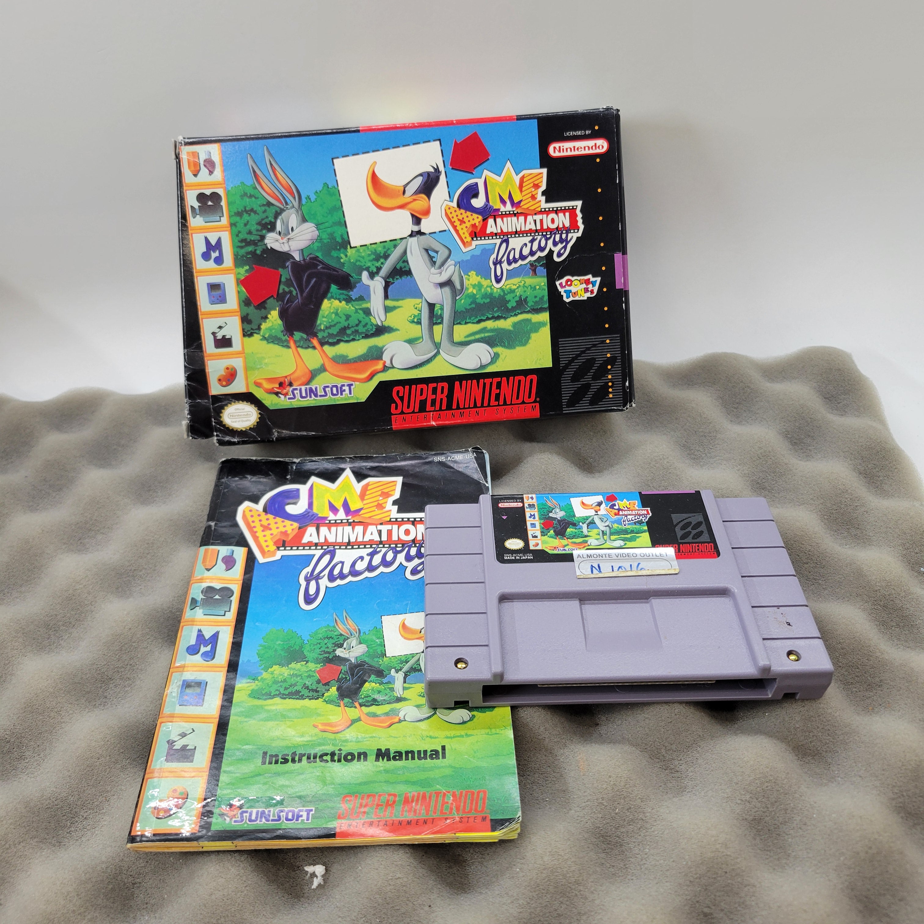 ACME Animation Factory Super Nintendo at GT Games Buy and Sell