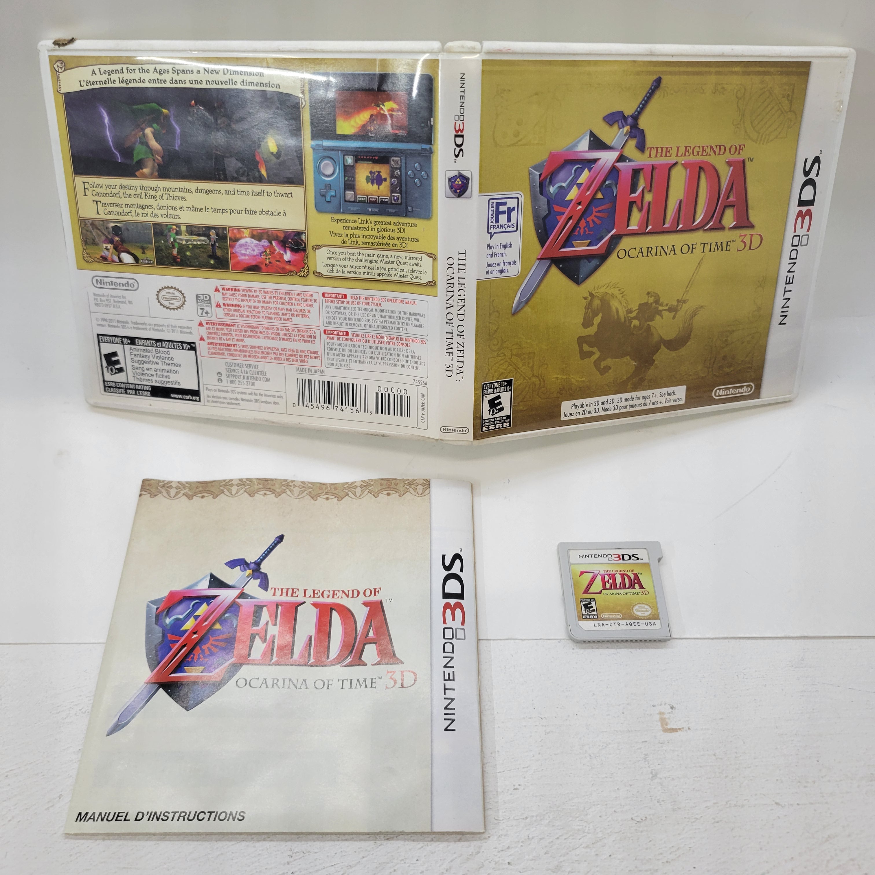 Zelda Ocarina Of Time 3D [Canadian] - Nintendo 3DS at GT Games
