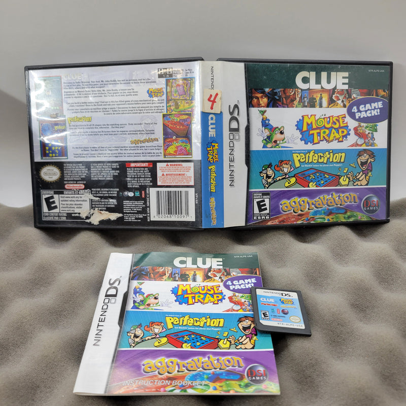 Clue/Mouse Trap/Perfection/Aggravation - Nintendo DS