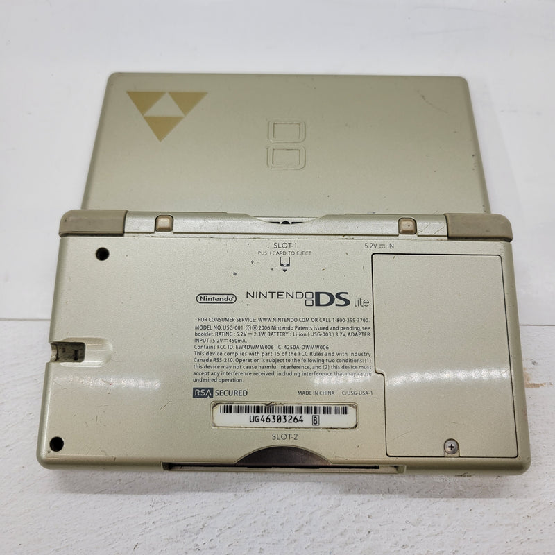 Nintedo DS Lite - Zelda Edition **BROKEN selling for parts