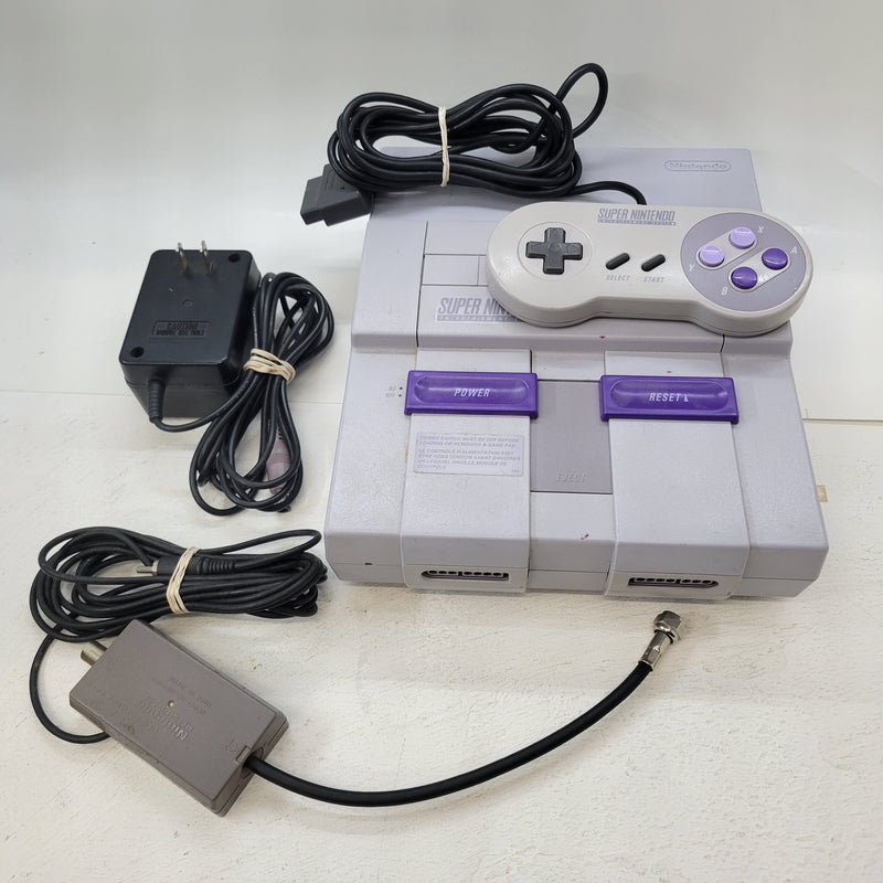 Nintendo SNES Console Bundle - Tested Ready To Play