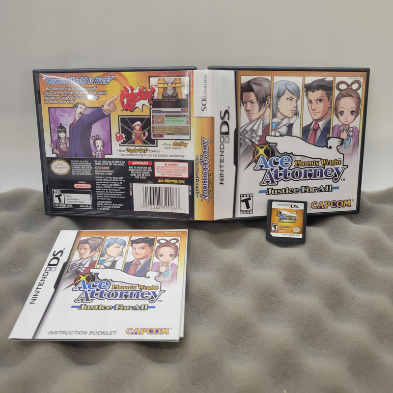 Phoenix Wright Justice for All - Nintendo DS