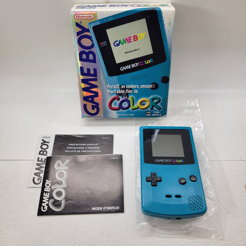 Gameboy Color Complete in Box (CIB) - Teal