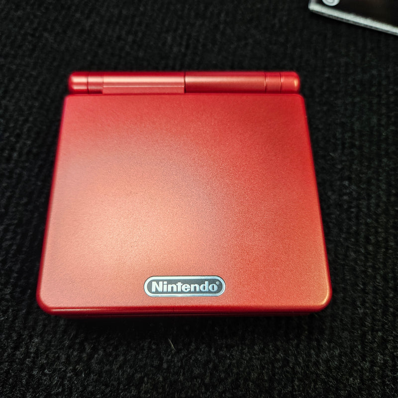 Gameboy Advance SP - Flame Red Complete CIB (Ready To Play)