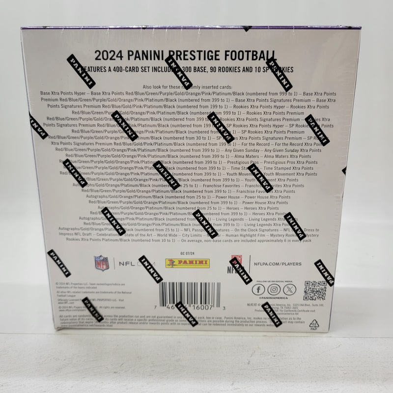 2024 Panini Prestige NFL Football Mega Box