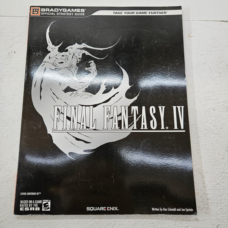 Final Fantasy IV 4 Official Strategy Guide Brady Games DS