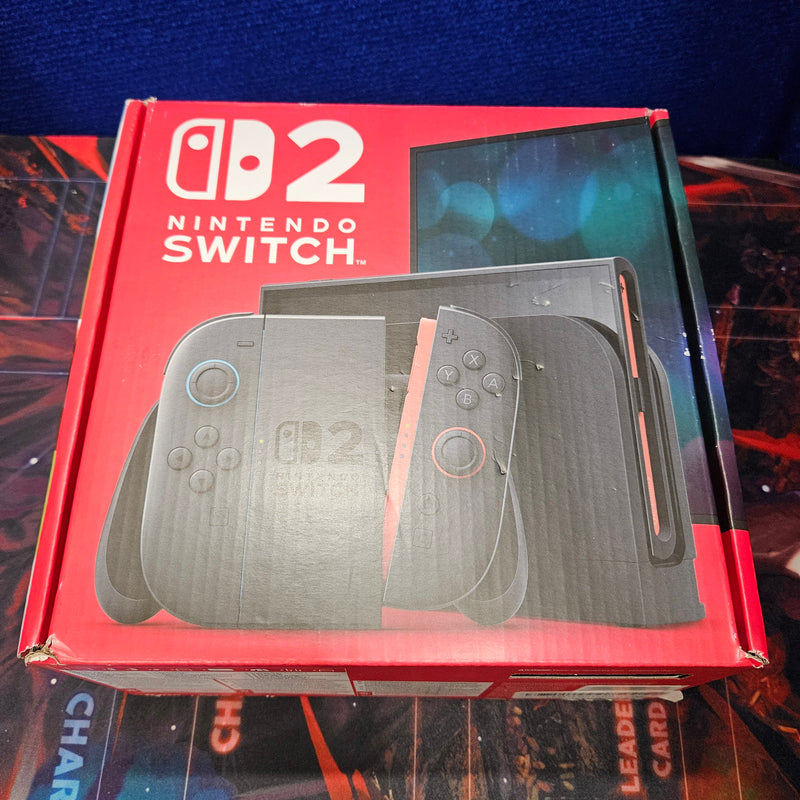 Nintendo Switch 本体 CNSL Versatile gaming with Nintendo Switch Console and Gray Joy-Con.