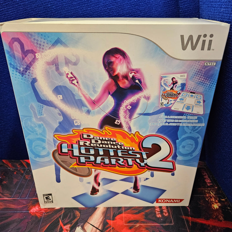 DDR Dance Dance Revolution Hottest Party 2 Dance Mat + Game