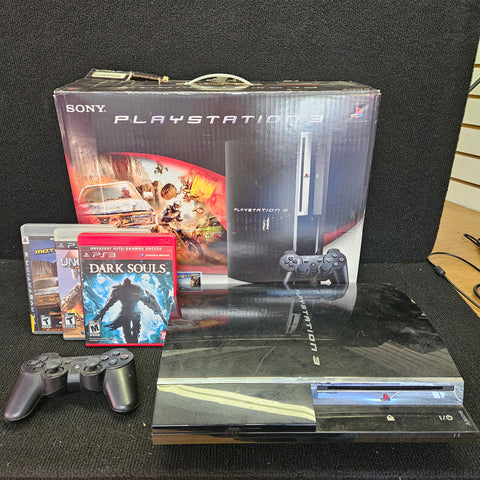 Playstation 3 (PS3) Console Bundle with Games [CECHE01] - Tested and Ready to Play