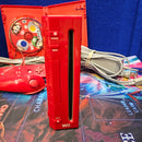 Nintendo Wii Console Mario Bundle: Red - (Tested & Ready To Play)