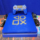 PS4 Slim 500GB Console - Days Of Play Edition (Ready To Play)