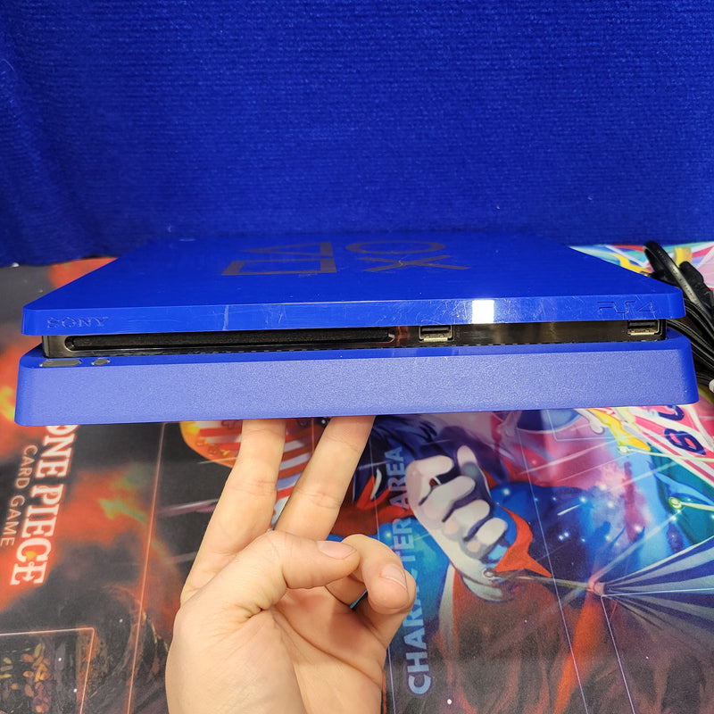 PS4 Slim 500GB Console - Days Of Play Edition (Ready To Play)
