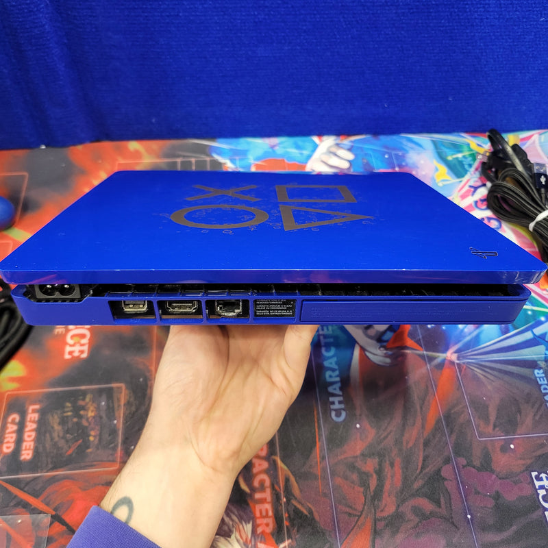 PS4 Slim 500GB Console - Days Of Play Edition (Ready To Play)