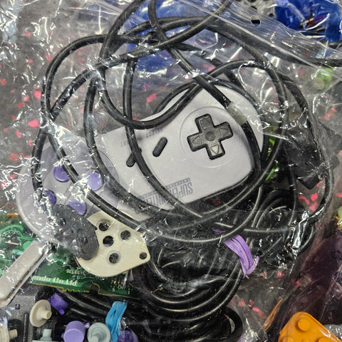 Video Game Controller Shells and Repair Parts - Mixed Lot (N64, Xbox, Playstation, SNES)