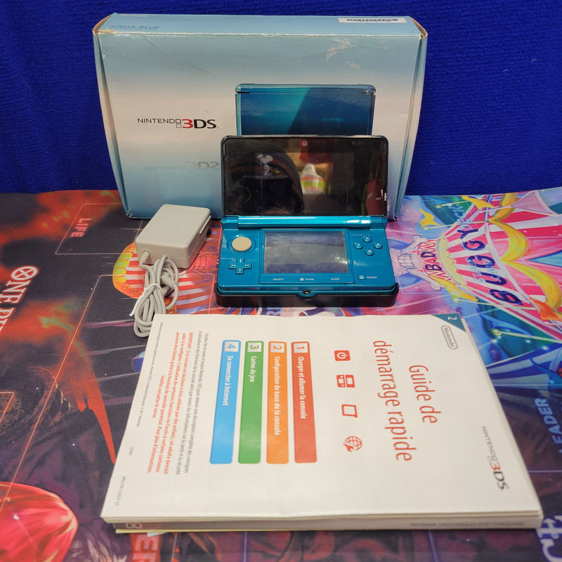 Nintendo 3DS Console - Aqua Blue with Box (Ready To Play)