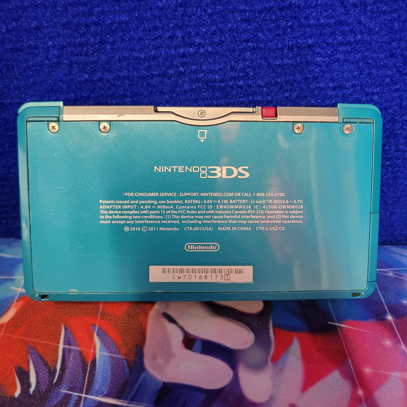 Nintendo 3DS Console - Aqua Blue with Box (Ready To Play)