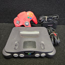 Nintendo 64 Console with Red Controller - Tested and Ready to Play