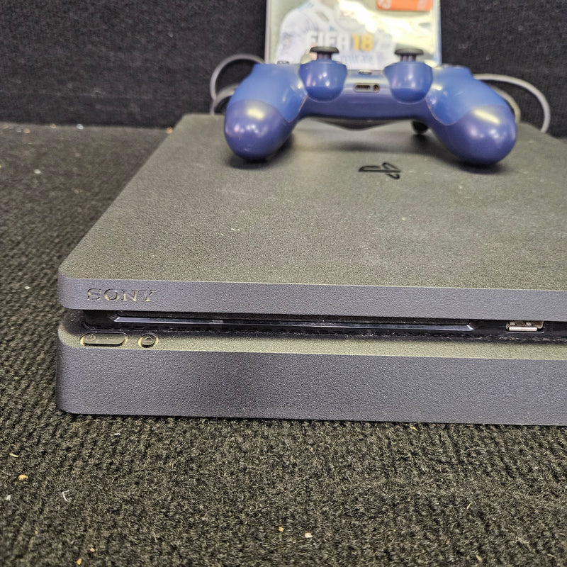 PlayStation 4 (PS4) Slim Console Bundle (Tested & Ready To Play)