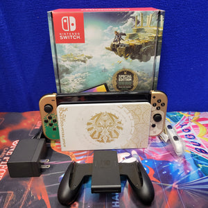 Nintendo Switch OLED - Zelda Tears of Kingdom Special Edition Console