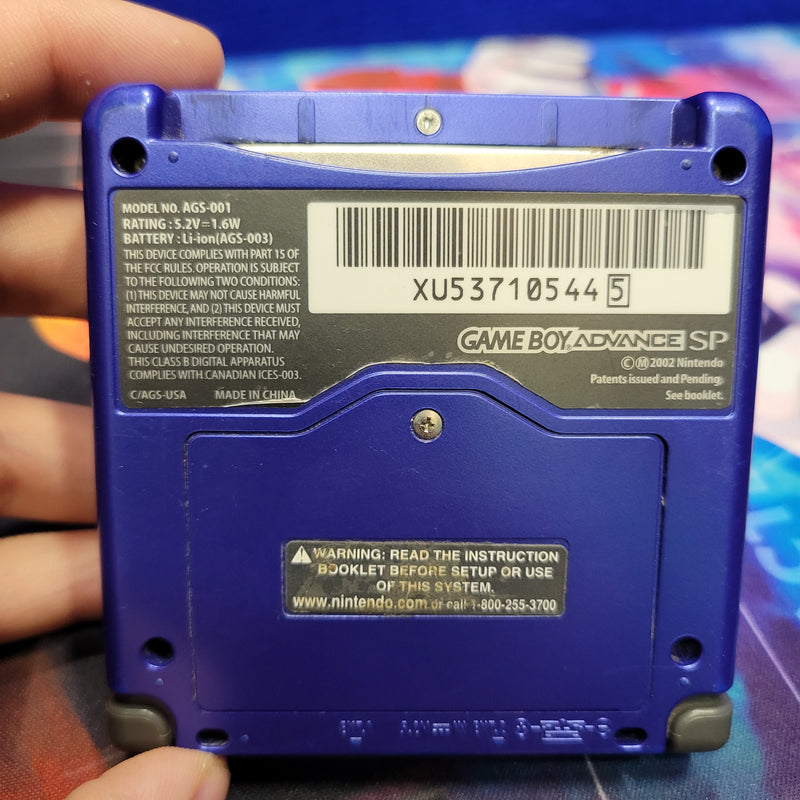 Gameboy Advance SP CIB - Cobalt Blue (Ready To Play)