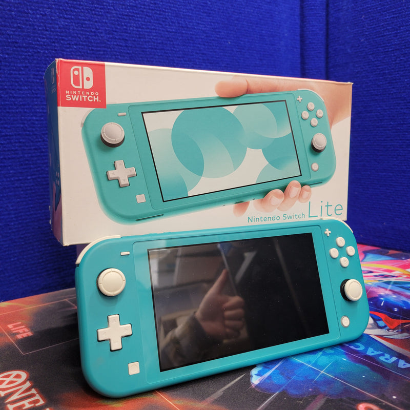 Nintendo Switch LITE Turquoise Complete (CIB) - Tested Ready to Play