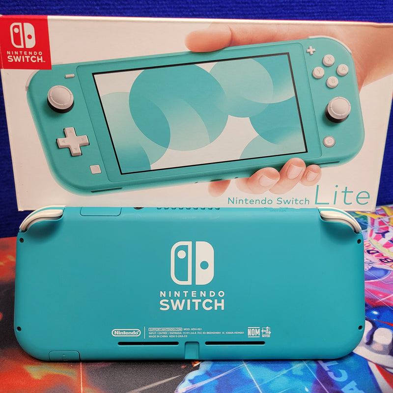 Nintendo Switch LITE Turquoise Complete (CIB) - Tested Ready to Play