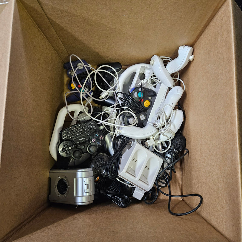Mixed Video Game Accessory Lot - Random Items (Some Items Might be Broken**)