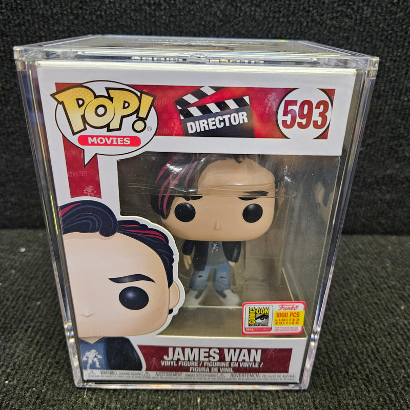 Funko Pop! Director Action Figure of James WAN #593 - Comiccon 2018 Exclusive **RARE GEM**