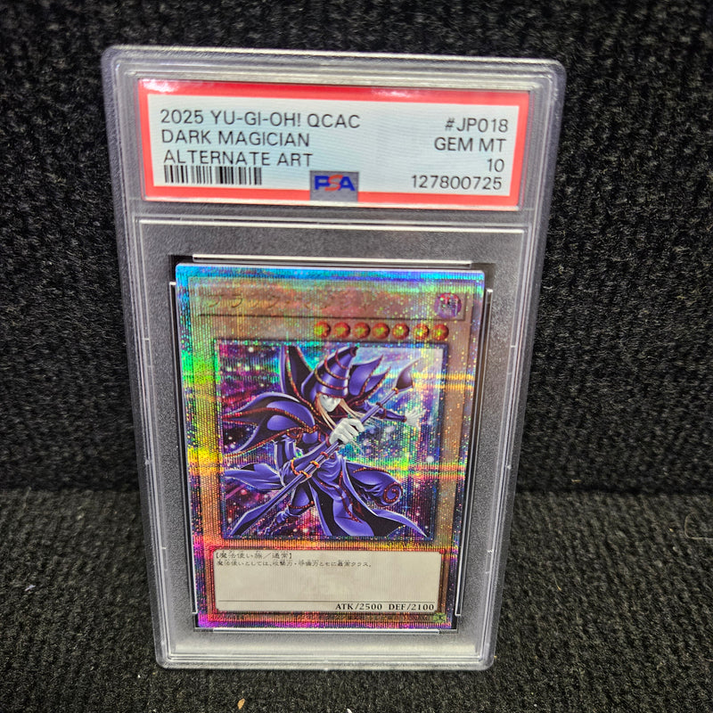 GRADED [PSA 10] 2025 YU-GI-OH! JAPANESE QCAC-QUARTER CENTURY ART COLLECTION #JP018 DARK MAGICIAN ALTERNATE ART