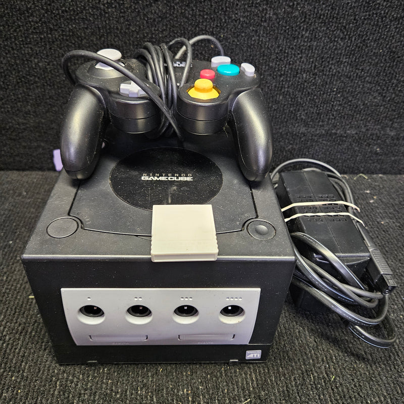 Gamecube Console Black Bundle - Tested & Ready To Play