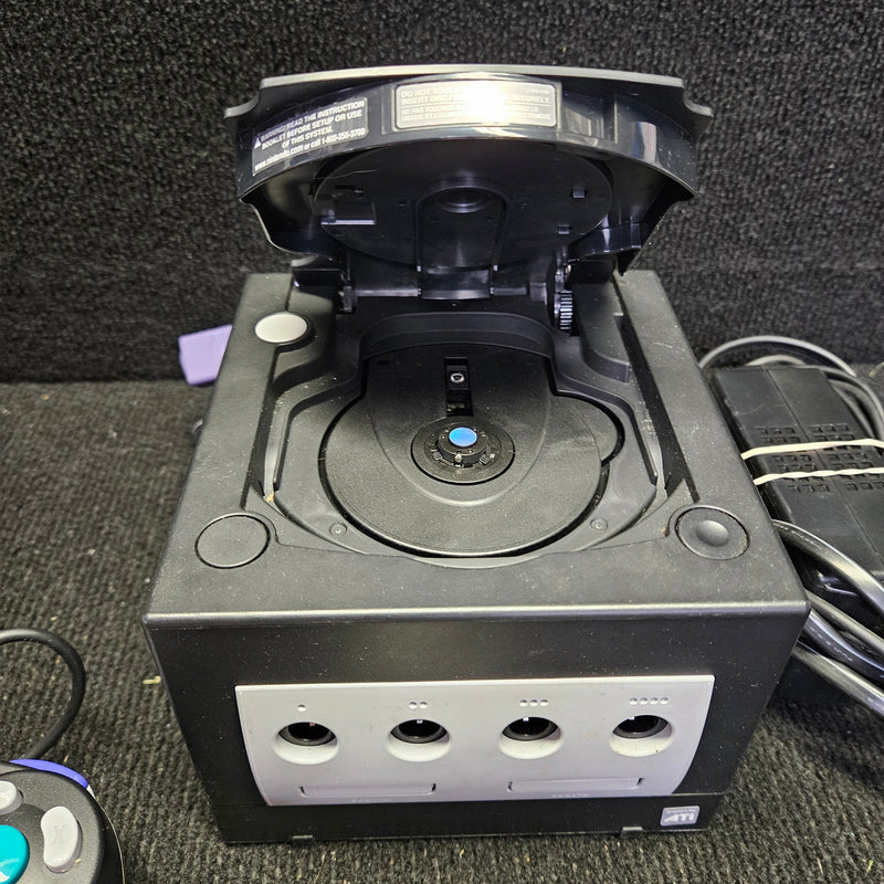 Gamecube Console Black Bundle - Tested & Ready To Play