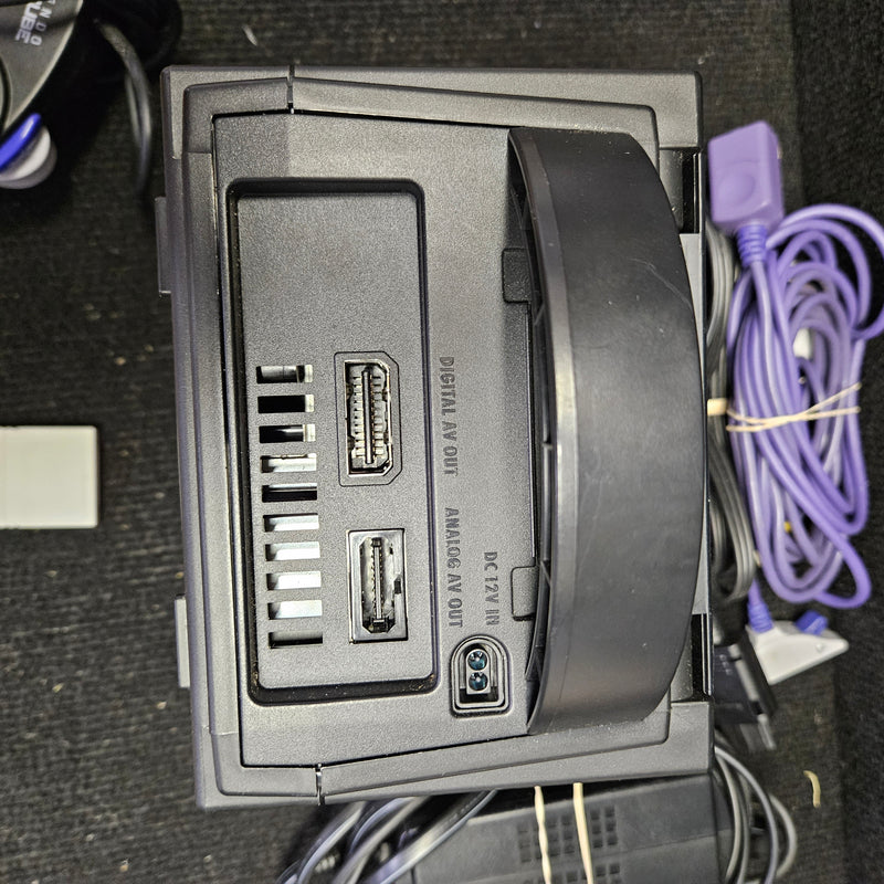 Gamecube Console Black Bundle - Tested & Ready To Play