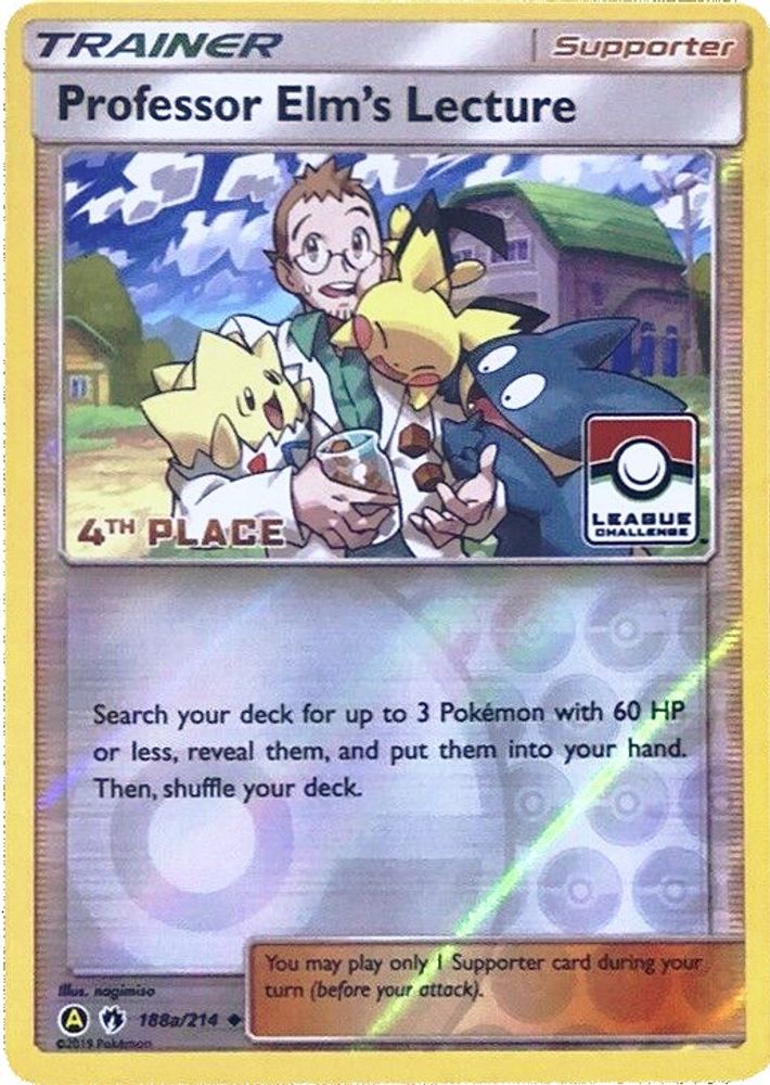 Professor Elms Lecture (188a/214) (League Promo 4th Place) [Sun & Moon: Lost Thunder]