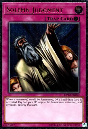 Solemn Judgment [OP12-EN003] Ultimate Rare