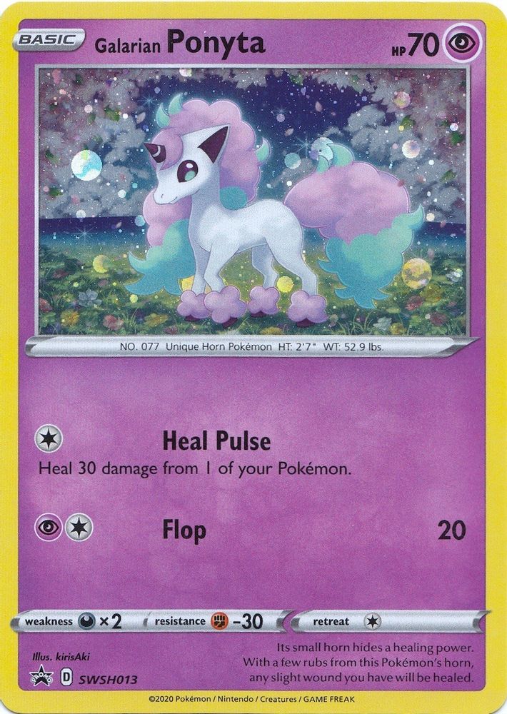 Galarian Ponyta (SWSH013) [Sword & Shield: Black Star Promos]