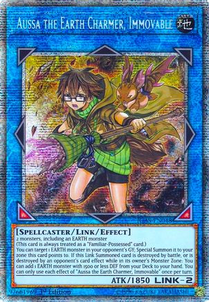 Aussa the Earth Charmer, Immovable [IGAS-EN048] Starlight Rare