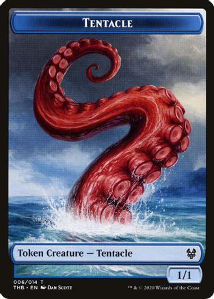 Tentacle // Satyr Double-sided Token [Theros Beyond Death Tokens]
