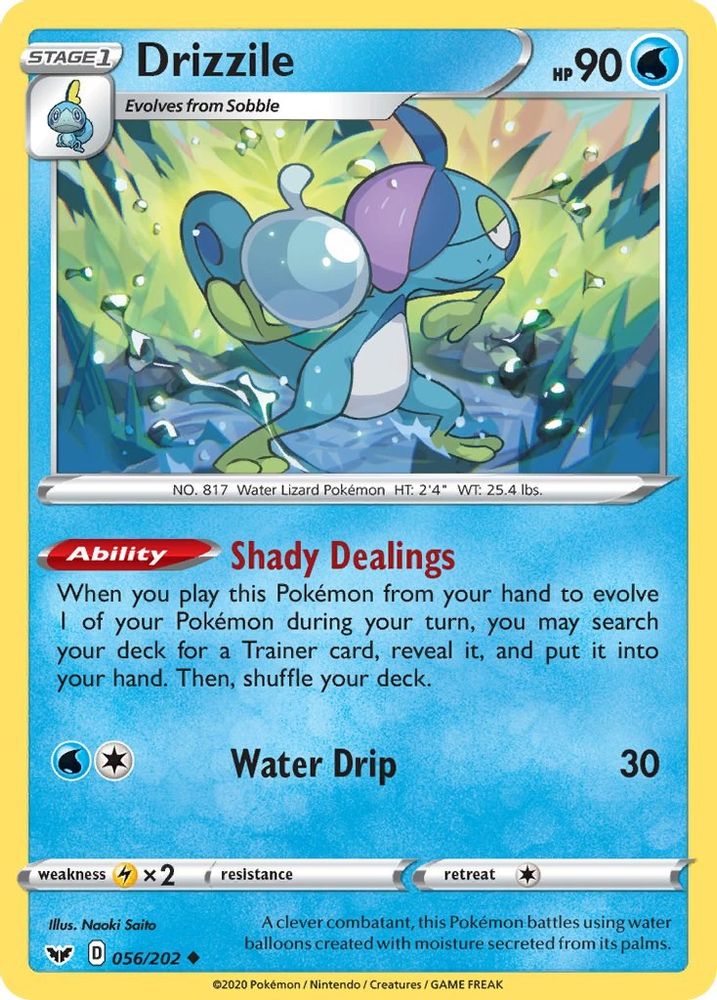 Drizzile (056/202) [Sword & Shield: Base Set]