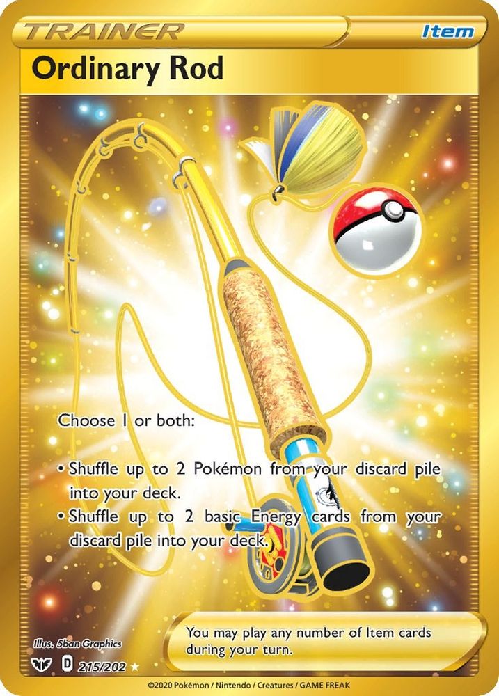 Ordinary Rod (215/202) [Sword & Shield: Base Set]